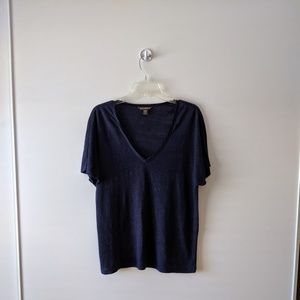 Dark Blue Tommy Bahama V-neck tee